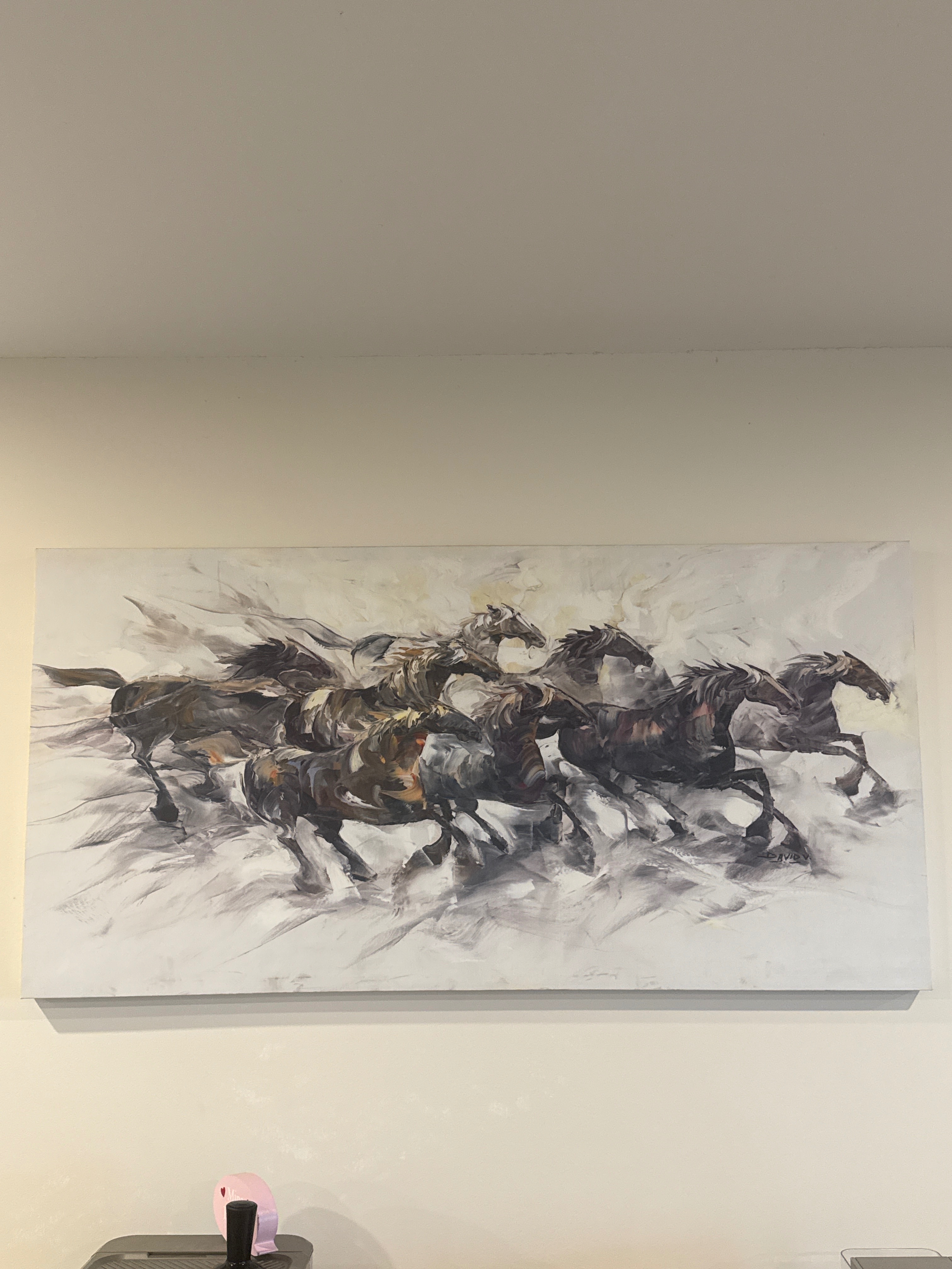 Running Horses Canvas Wall Art