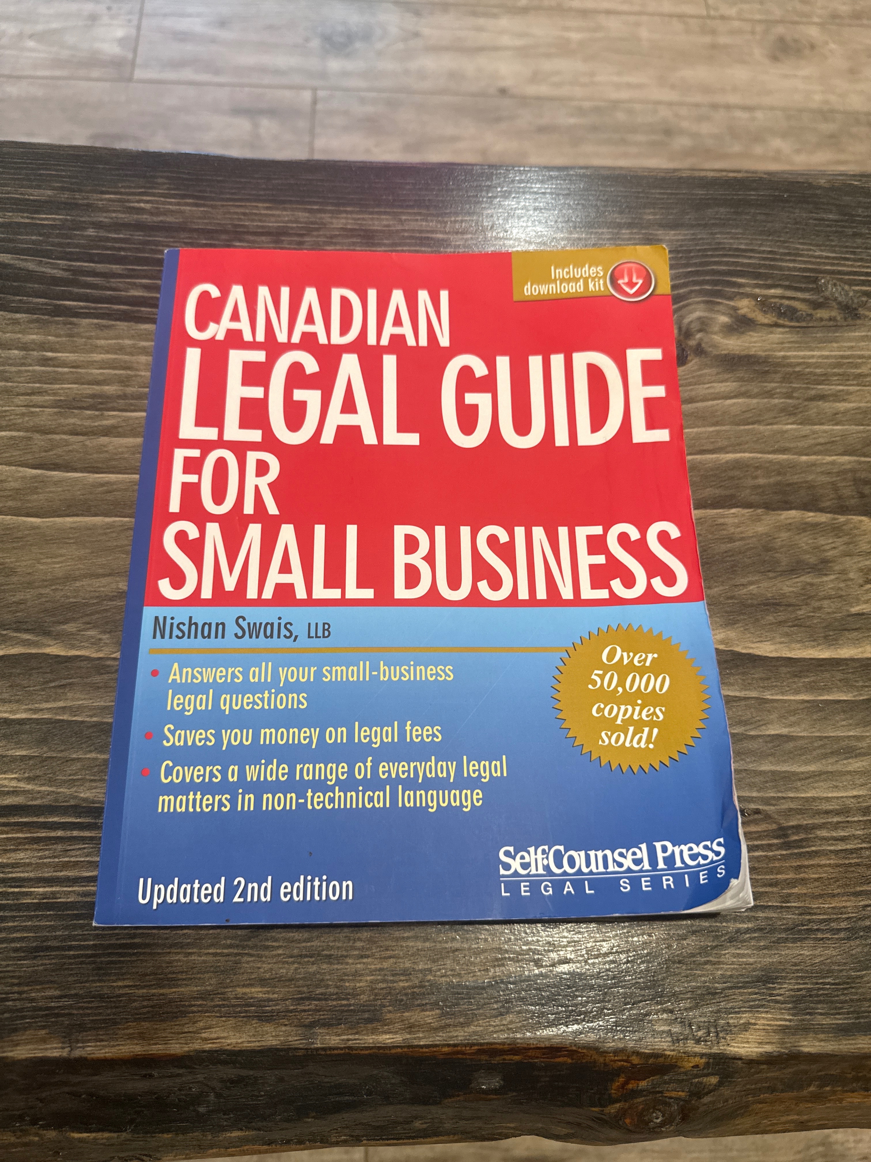 Canadian Legal Guide for Small Business – Nishan Swais