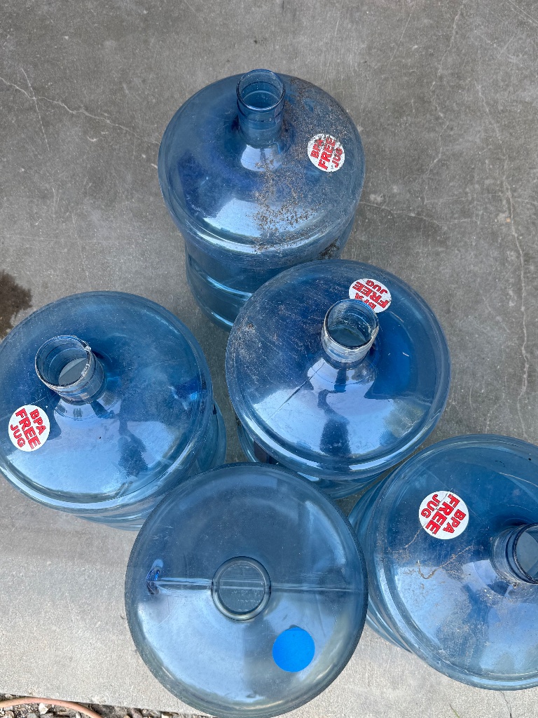 (5) BPA Free Water Cooler Jugs
