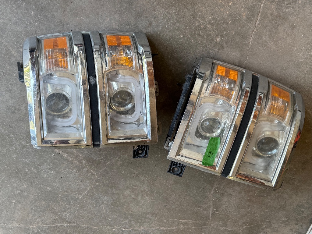 (2) Automotive headlight assemblies