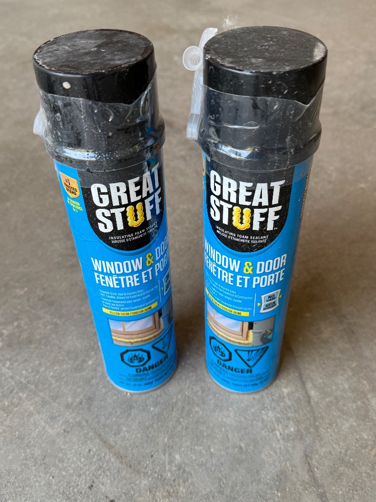 (2) Great Stuff Window & Door Insulating Foam Sealant