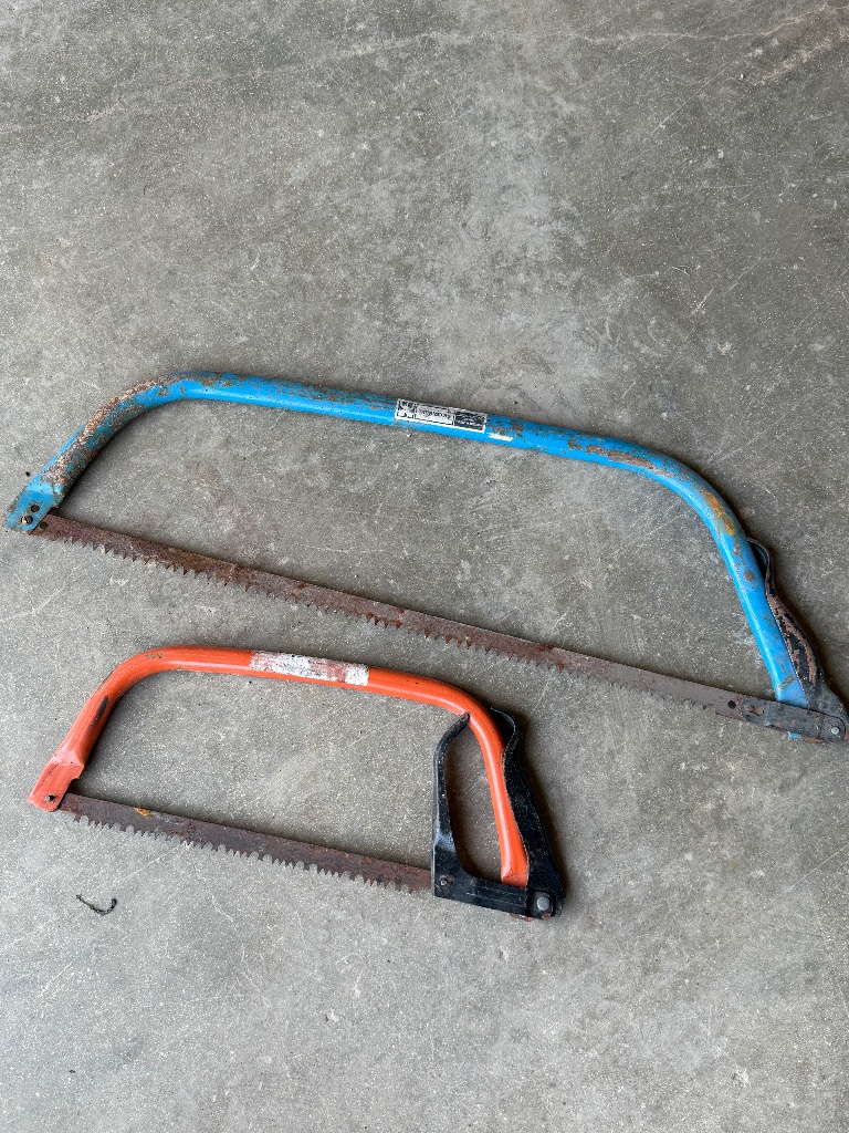 (2) Bow saws