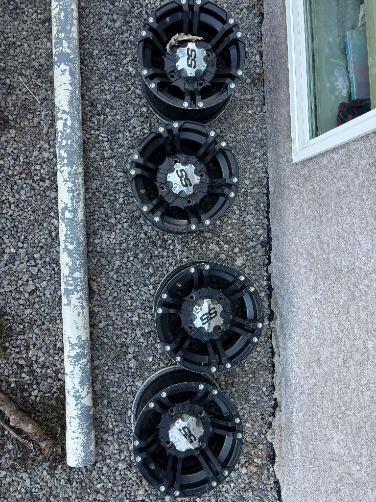 Can am bolt pattern 12” ss rims