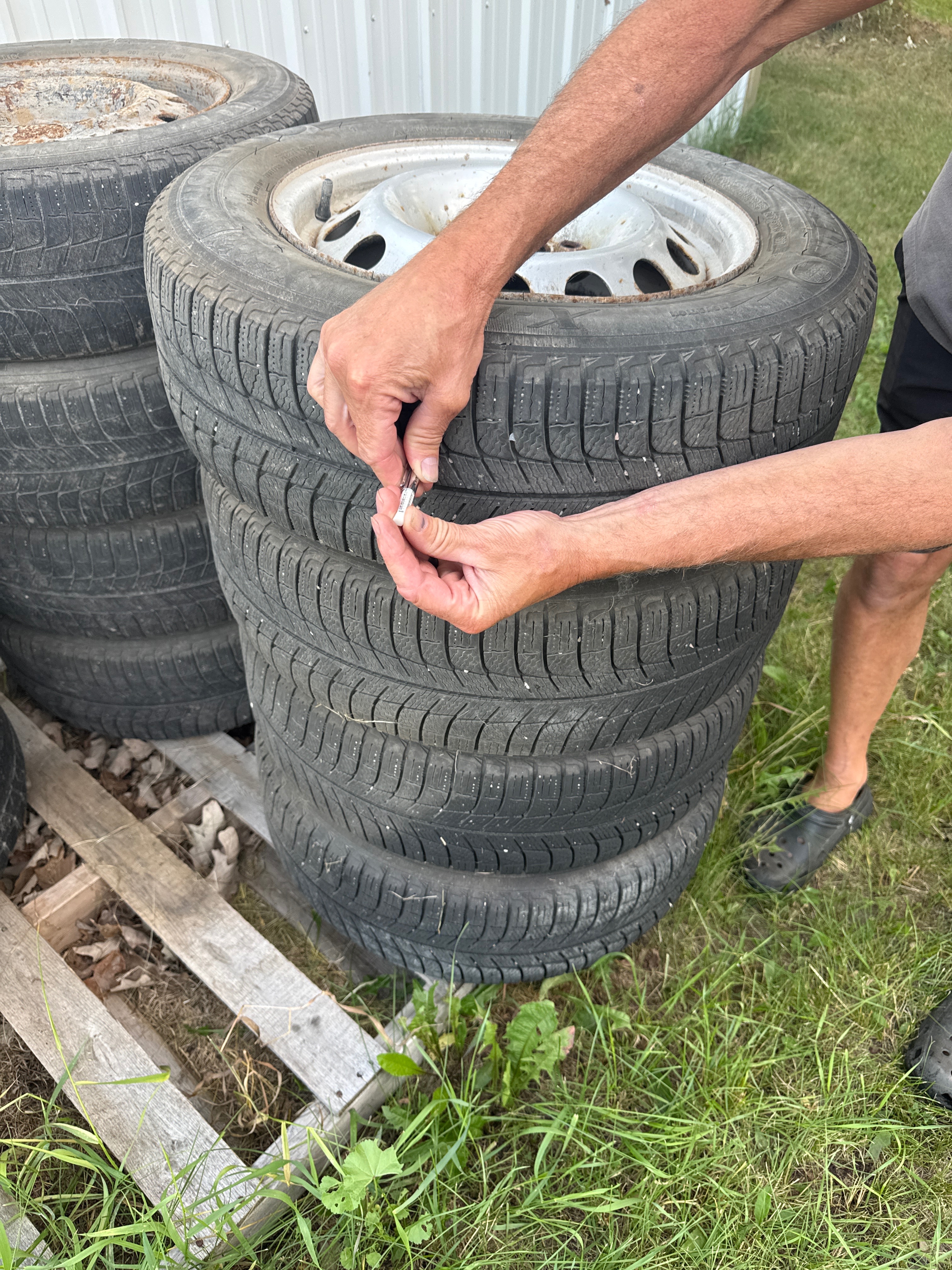 Michelin X-Ice Winter Tires on Steel Rims – 205/65R16