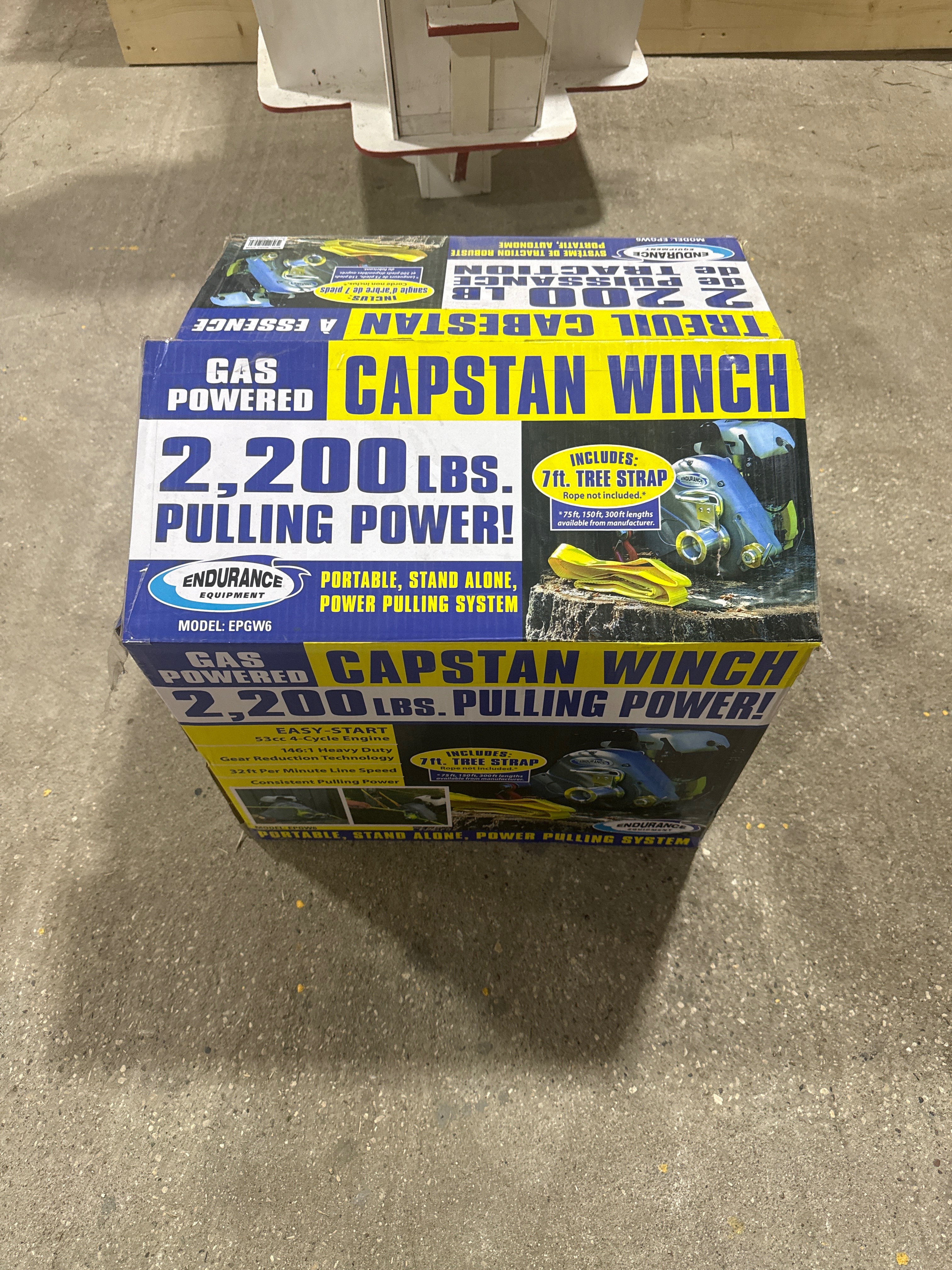 Gas-Powered Capstan Winch