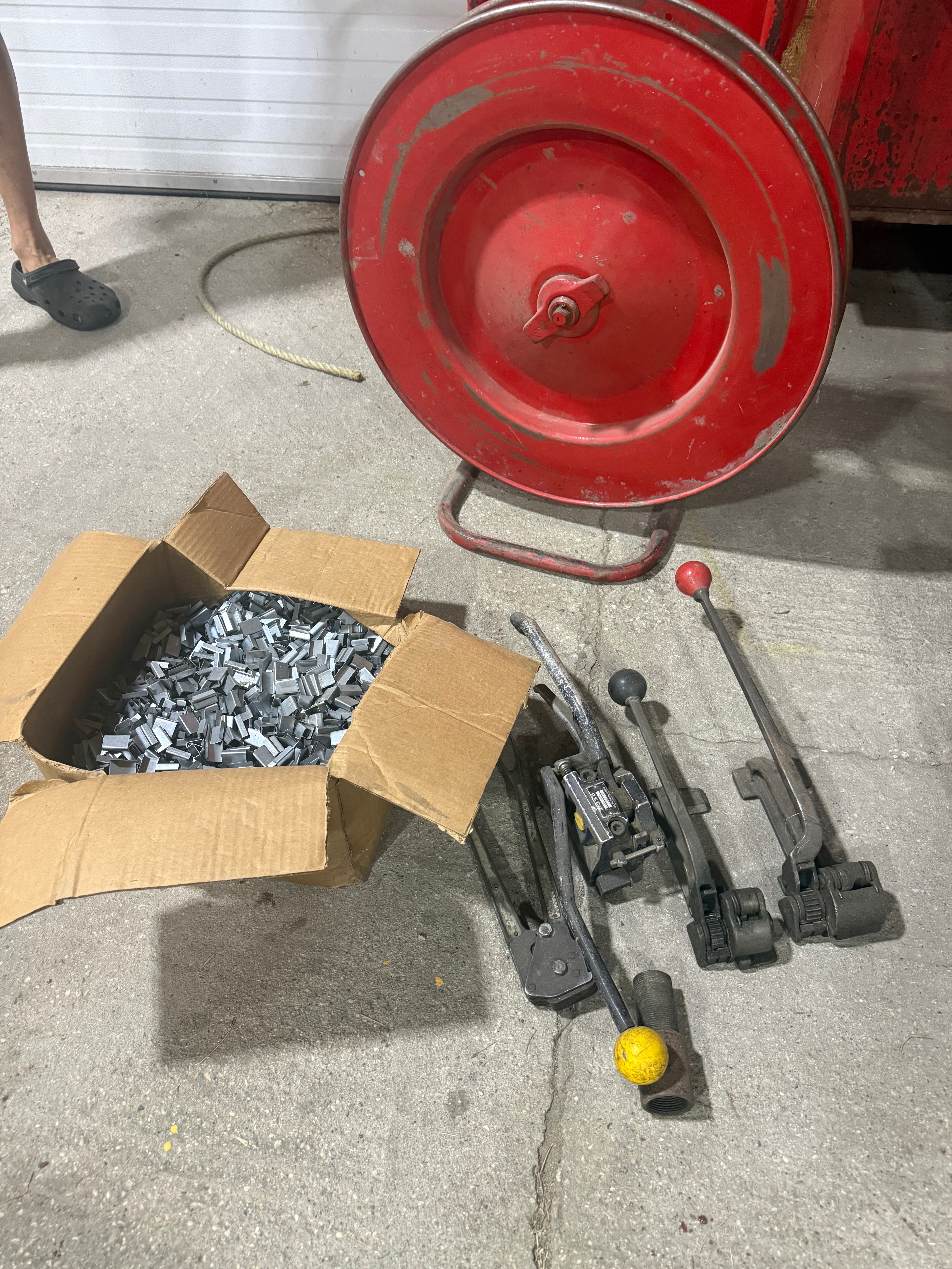 Steel Strapping Tools & Supplies Lot